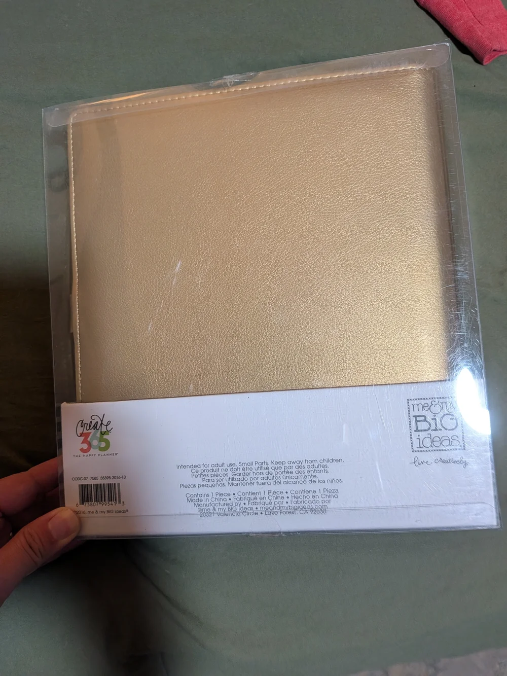 The Happy Planner - Create 365 - Plan A Happy Life - Large Gold Planner - NEW